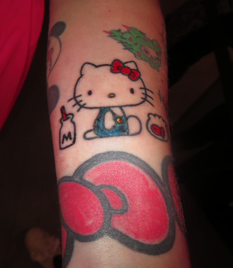 Makenzie’s prize-winning tattoo/Gillian G. Gaar